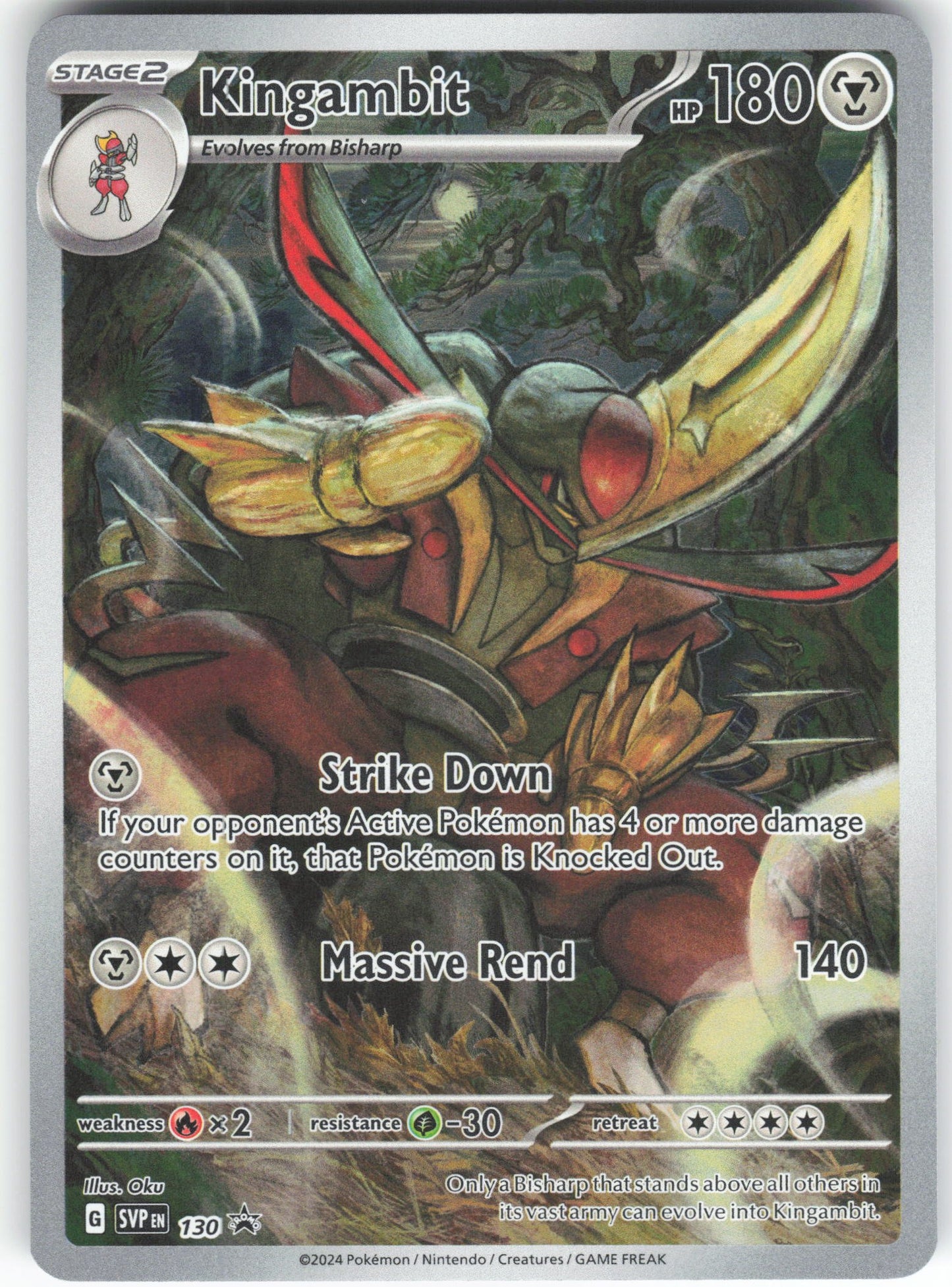 Kingambit - Promo SV: Scarlet & Violet Promo Cards 130 NM