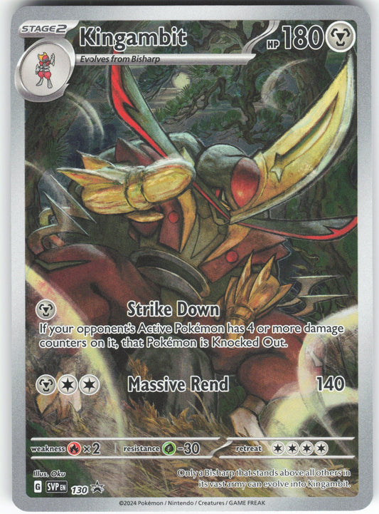 Kingambit - Promo SV: Scarlet & Violet Promo Cards 130 NM