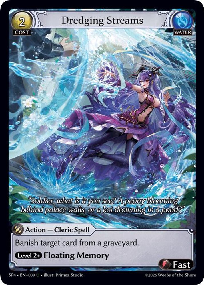 Dredging Streams 009 Uncommon Supporter Pack 4 NM/M