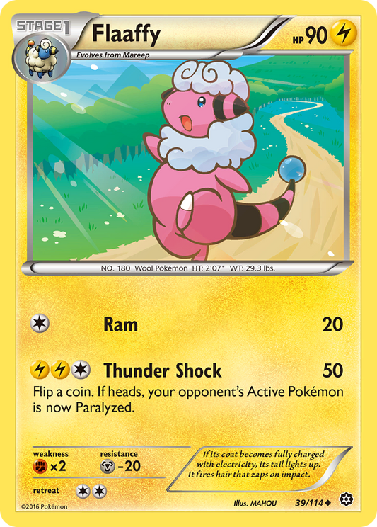 Flaaffy 39/114 Uncommon Steam Siege NM/LP