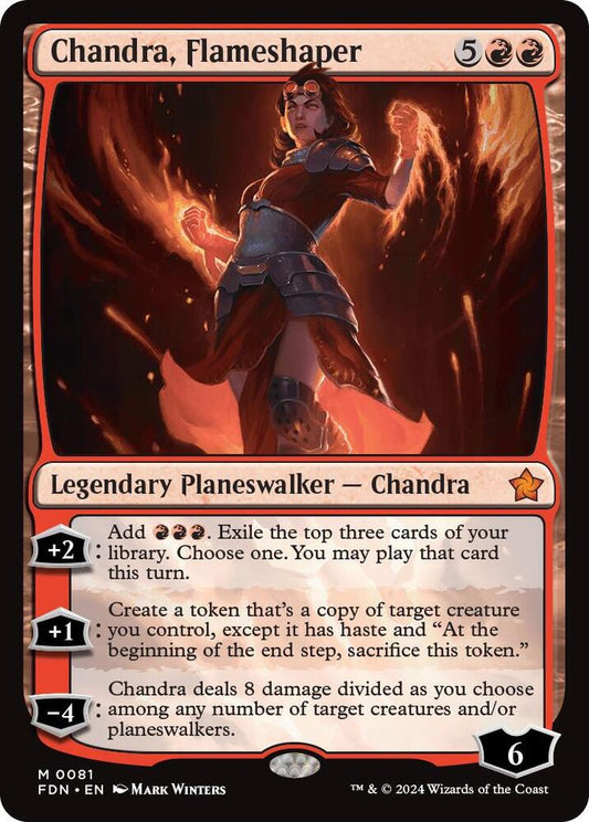 Chandra, Flameshaper 81 Mythic Foundations NM/M