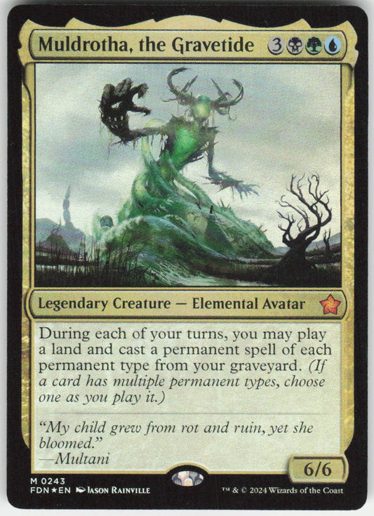 Muldrotha, the Gravetide M Foundations 243 NM Foil