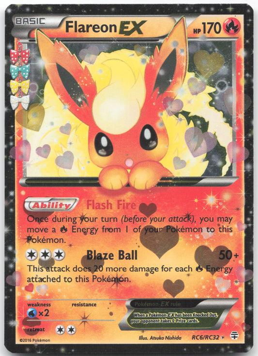 Flareon EX Ultra Rare Generations: Radiant Collection RC6/RC32 NM