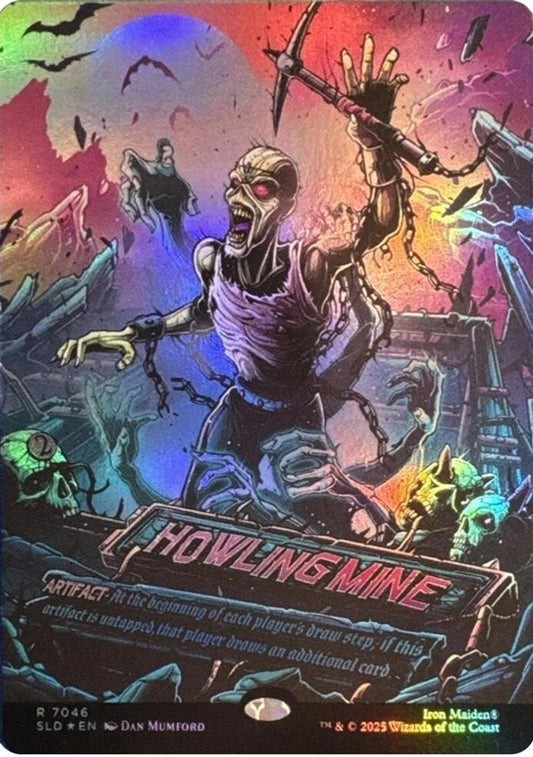 Howling Mine (7046) (Rainbow Foil) 7046 Rare Secret Lair Drop Series Holo NM/M