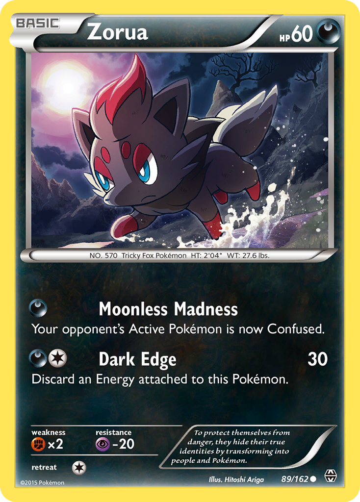Zorua 89/162 Common BREAKthrough NM/LP