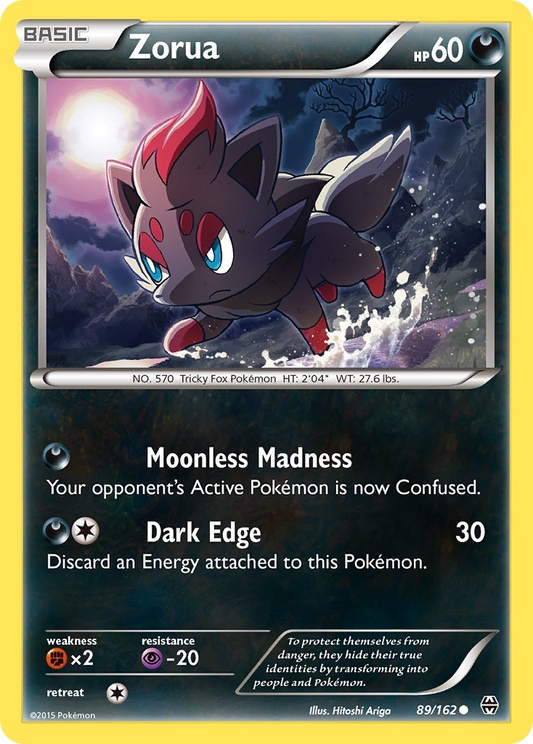 Zorua 89/162 Common BREAKthrough NM/LP