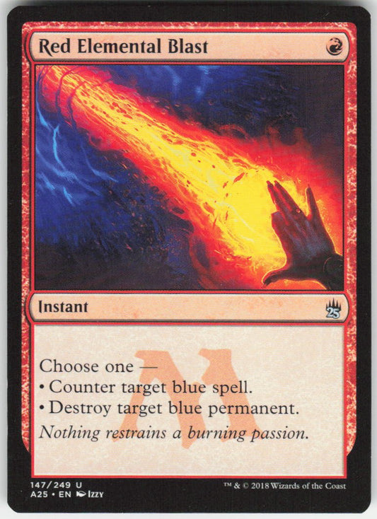 Red Elemental Blast U Masters 25 147 NM