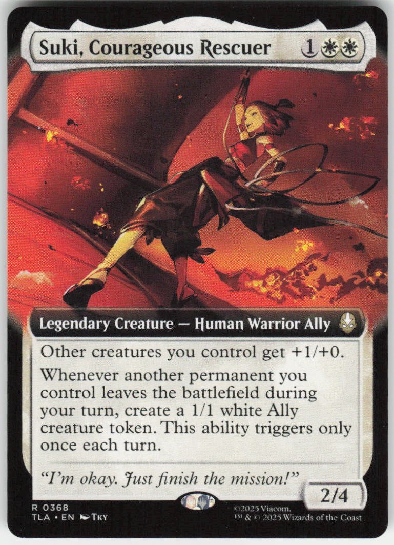 Suki, Courageous Rescuer (Extended Art) R Avatar: The Last Airbender 368 NM