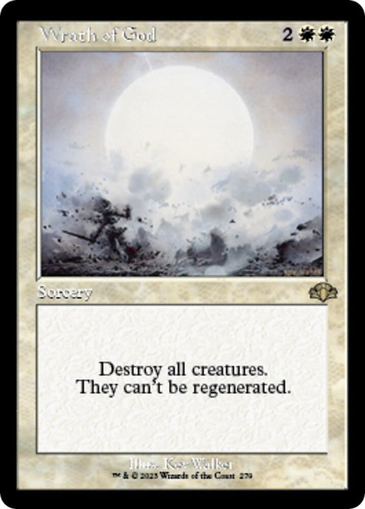 Wrath of God (Retro Frame) 279 Rare Dominaria Remastered NM/M
