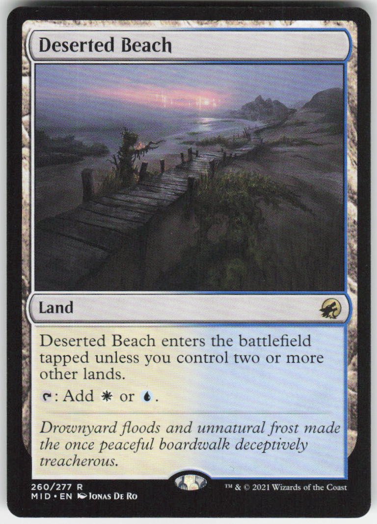 Deserted Beach R Innistrad: Midnight Hunt 260 NM