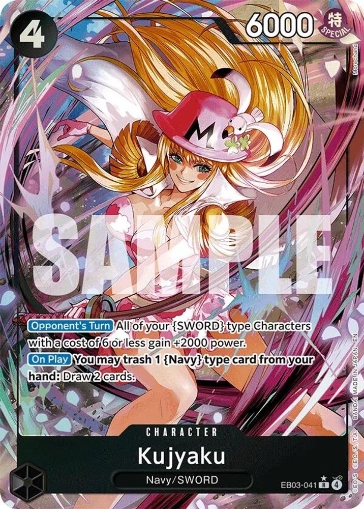 Kujyaku (Alternate Art) EB03-041 Foil Extra Booster: One Piece Heroines Edition NM/M