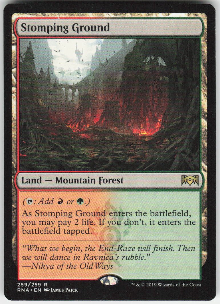 Stomping Ground R Ravnica Allegiance 259 NM