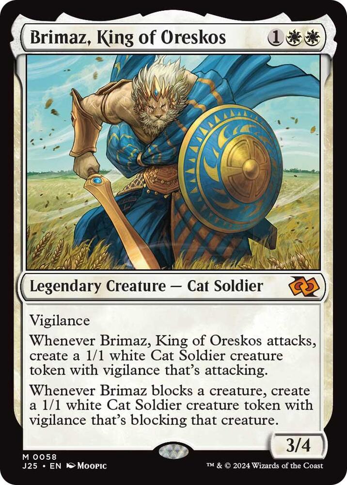 Brimaz, King of Oreskos (Anime) 58 Mythic Foundations Jumpstart NM/M