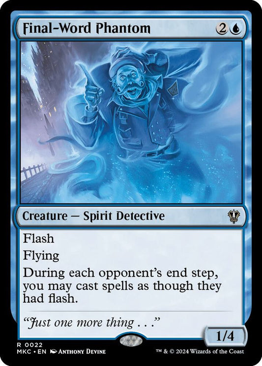 Final-Word Phantom 22 Rare Commander: Murders at Karlov Manor NM/M