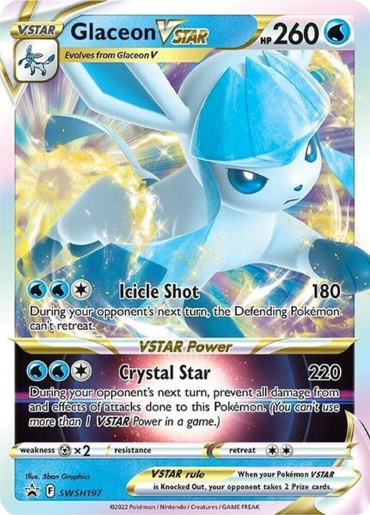 Glaceon VSTAR SWSH197 Promo Sword & Shield Promo Holo NM/M
