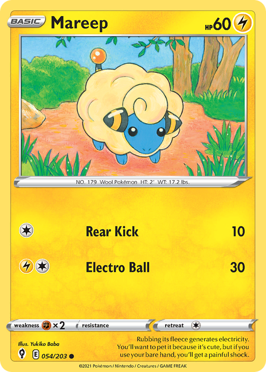 Mareep 054/203 Common Evolving Skies NM/LP