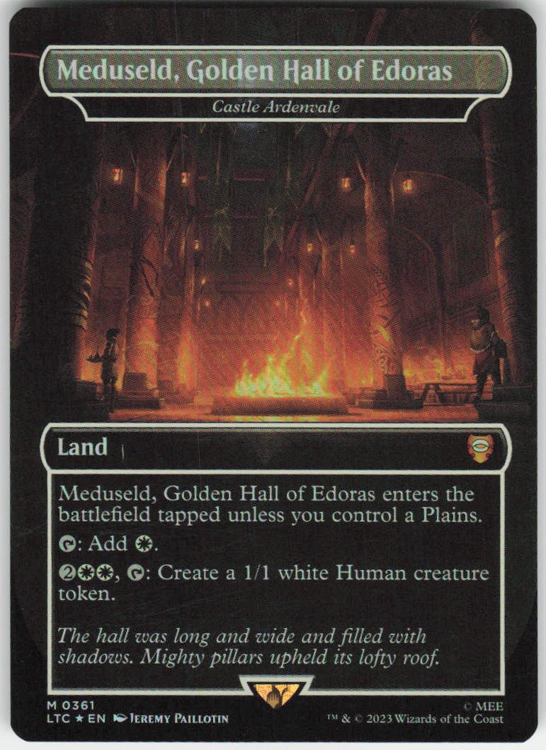 Meduseld, Golden Hall of Edoras - Castle Ardenvale M Commander: The Lord of the Rings: Tales of Middle-earth 361 NM