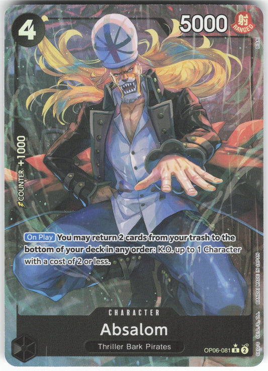 Absalom (Alternate Art) R Wings of the Captain OP06-081 NM