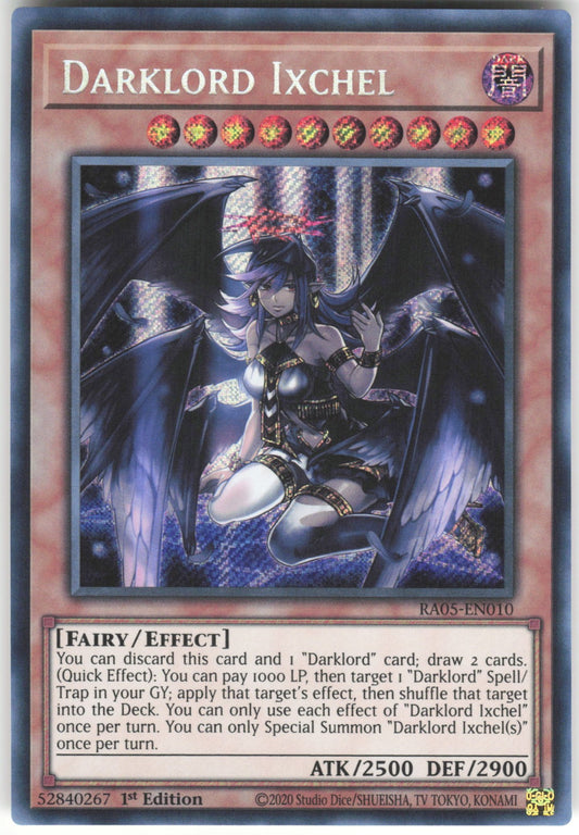 Darklord Ixchel (Secret Rare) Secret Rare Rarity Collection 5 RA05-EN010 NM