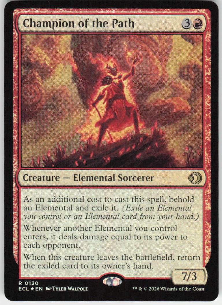 Champion of the Path (Foil) R Lorwyn Eclipsed 130 NM
