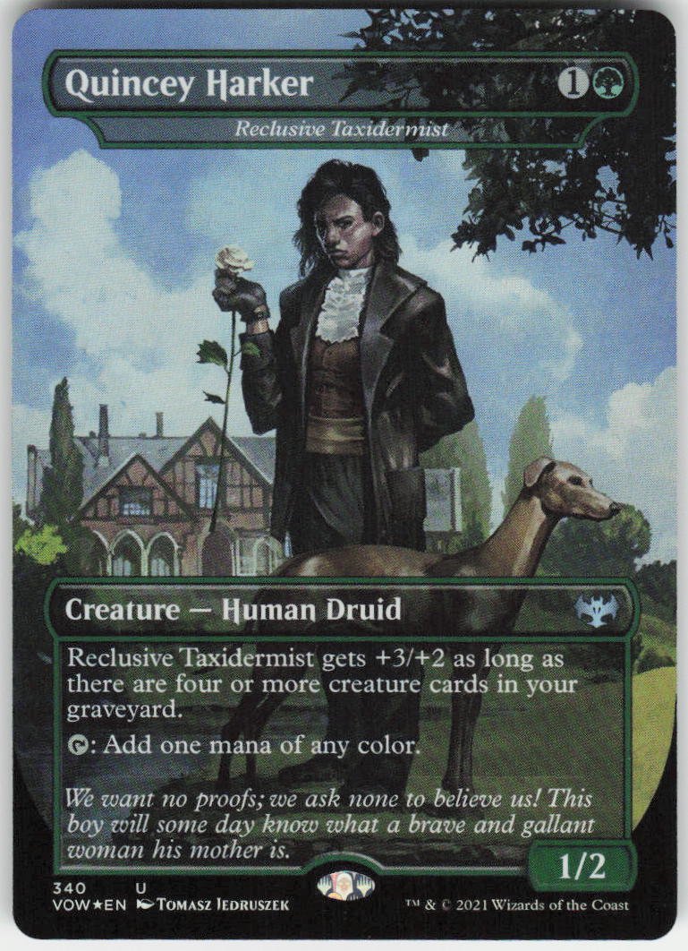 Quincey Harker - Reclusive Taxidermist U Innistrad: Crimson Vow 340 NM
