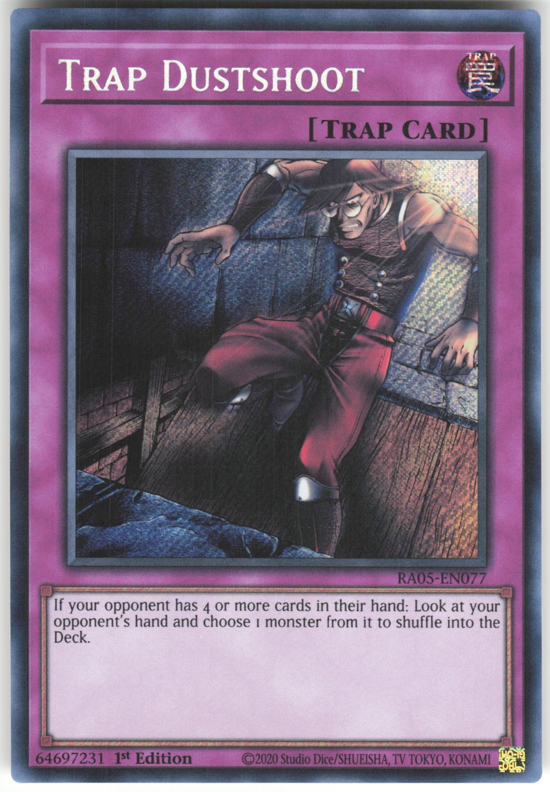 Trap Dustshoot (Secret Rare) Secret Rare Rarity Collection 5 RA05-EN077 NM