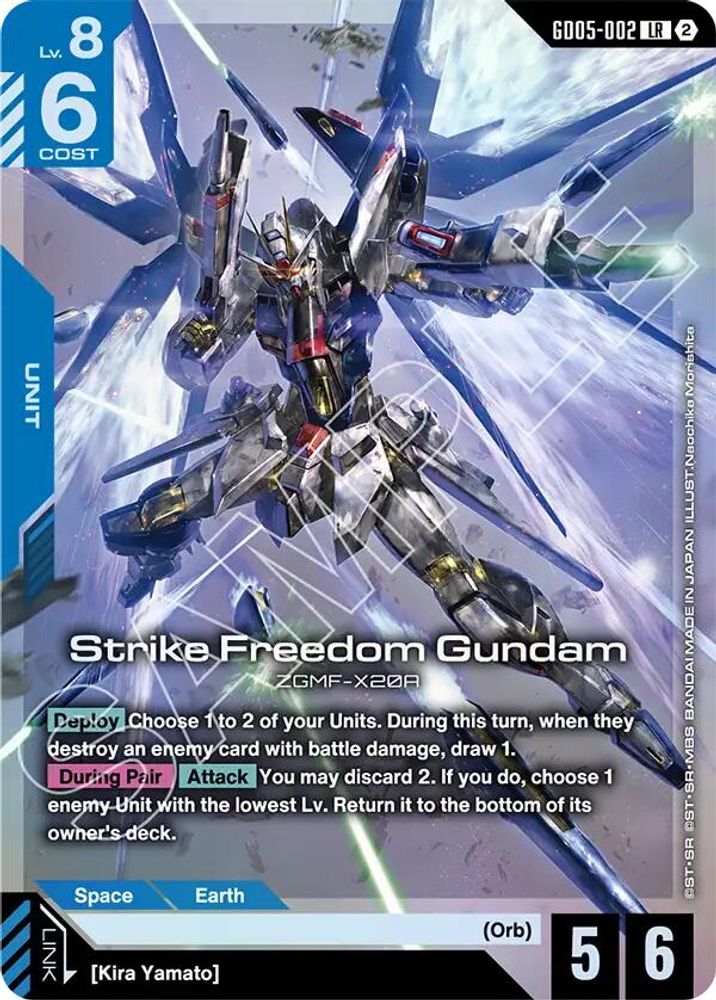 Strike Freedom Gundam GD05-002 LR Freedom Ascension NM/M