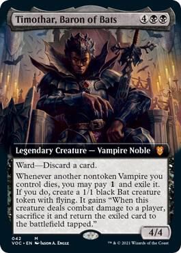 Timothar, Baron of Bats (Extended Art) 42 Commander: Innistrad: Crimson Vow NM/M