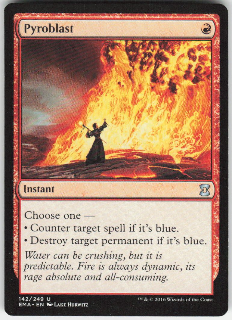 Pyroblast U Eternal Masters 142 NM