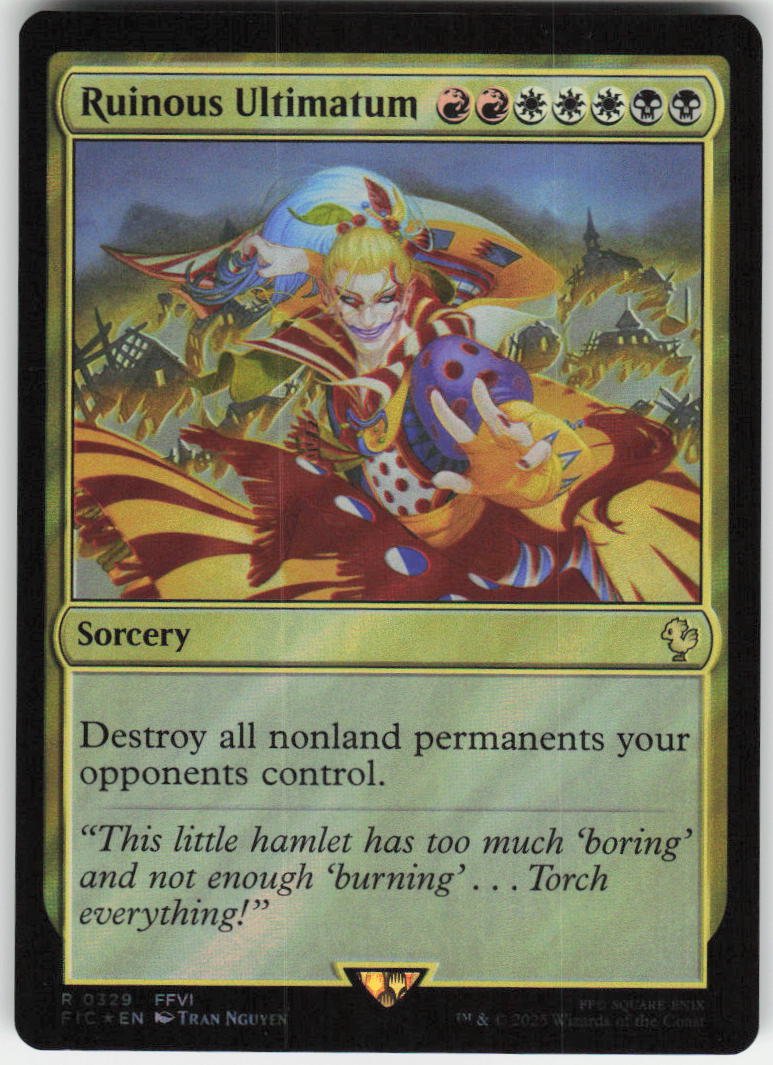 Ruinous Ultimatum (Surge Foil) R Commander: FINAL FANTASY 329 NM