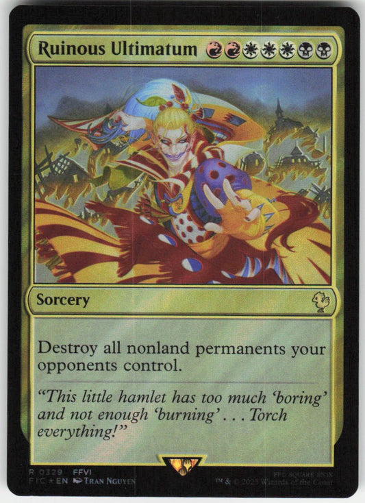 Ruinous Ultimatum (Surge Foil) R Commander: FINAL FANTASY 329 NM