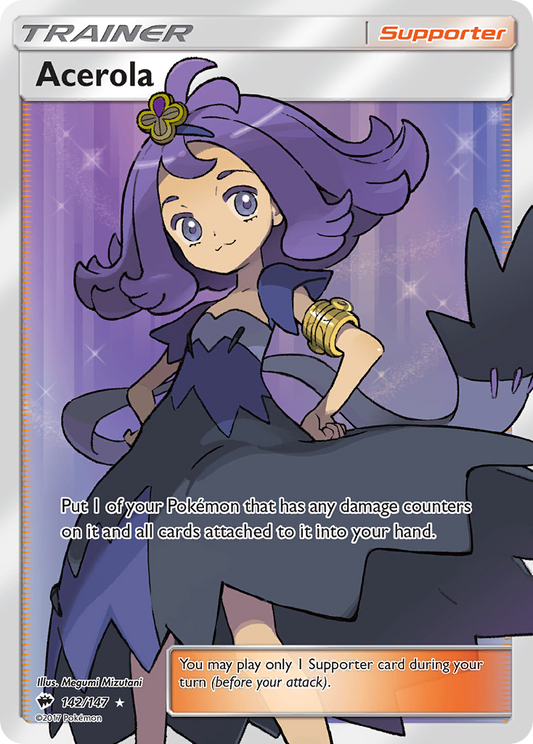 Acerola 142/147 Ultra Rare Burning Shadows NM/M