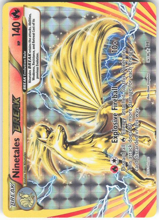 Ninetales BREAK (oc) 16/108 BREAK Rare Evolutions LP