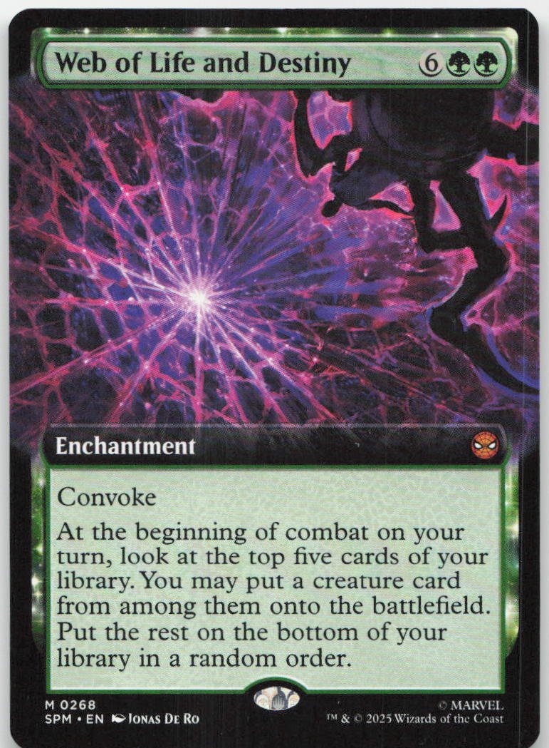 Web of Life and Destiny (Extended Art) M Marvel's Spider-Man 268 NM