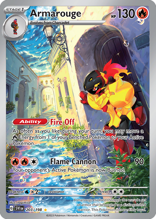 Armarouge 203/198 Illustration Rare Scarlet & Violet NM/M
