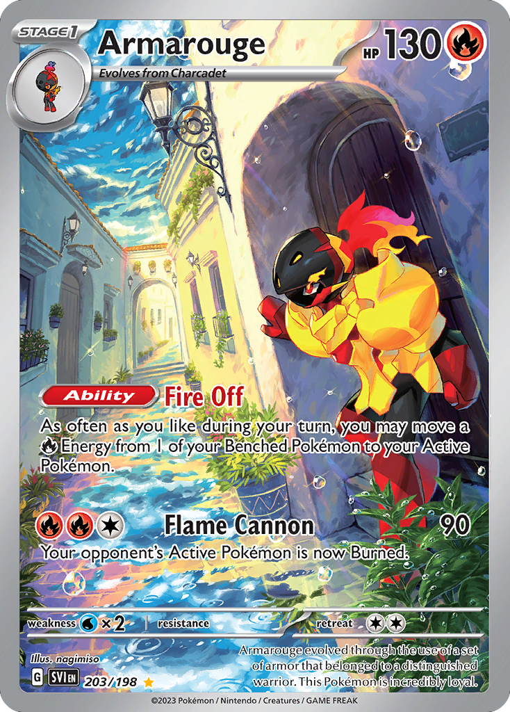 Armarouge 203/198 Illustration Rare Scarlet & Violet NM/M