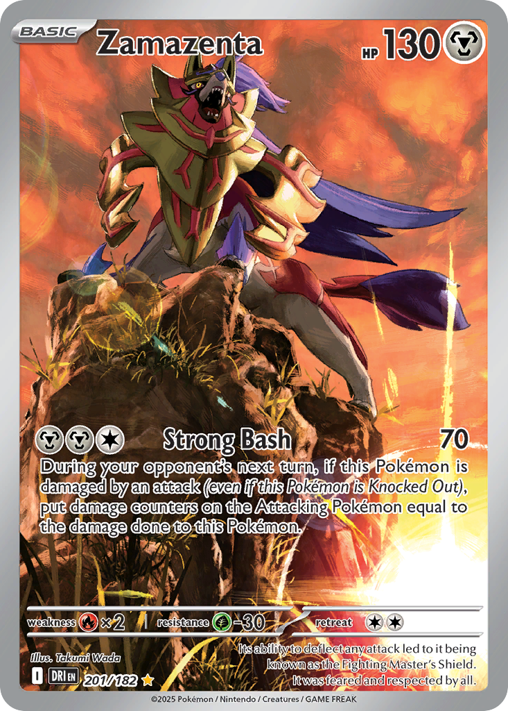 Zamazenta 201/182 Illustration Rare Destined Rivals NM/M
