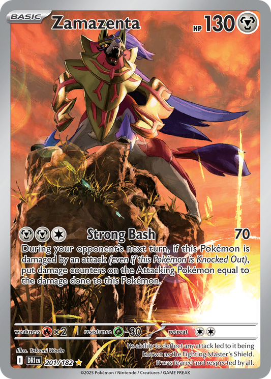 Zamazenta 201/182 Illustration Rare Destined Rivals NM/M