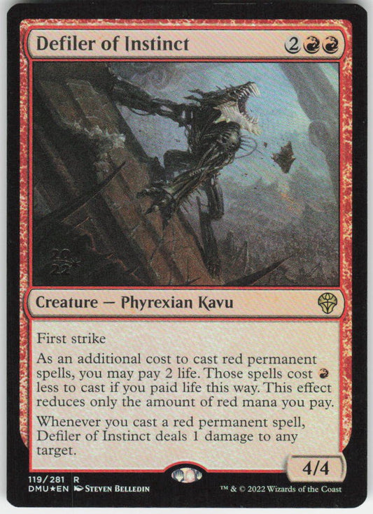 Defiler of Instinct R Prerelease Cards 119 NM