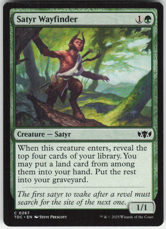 Satyr Wayfinder C Commander: Tarkir: Dragonstorm 267 NM