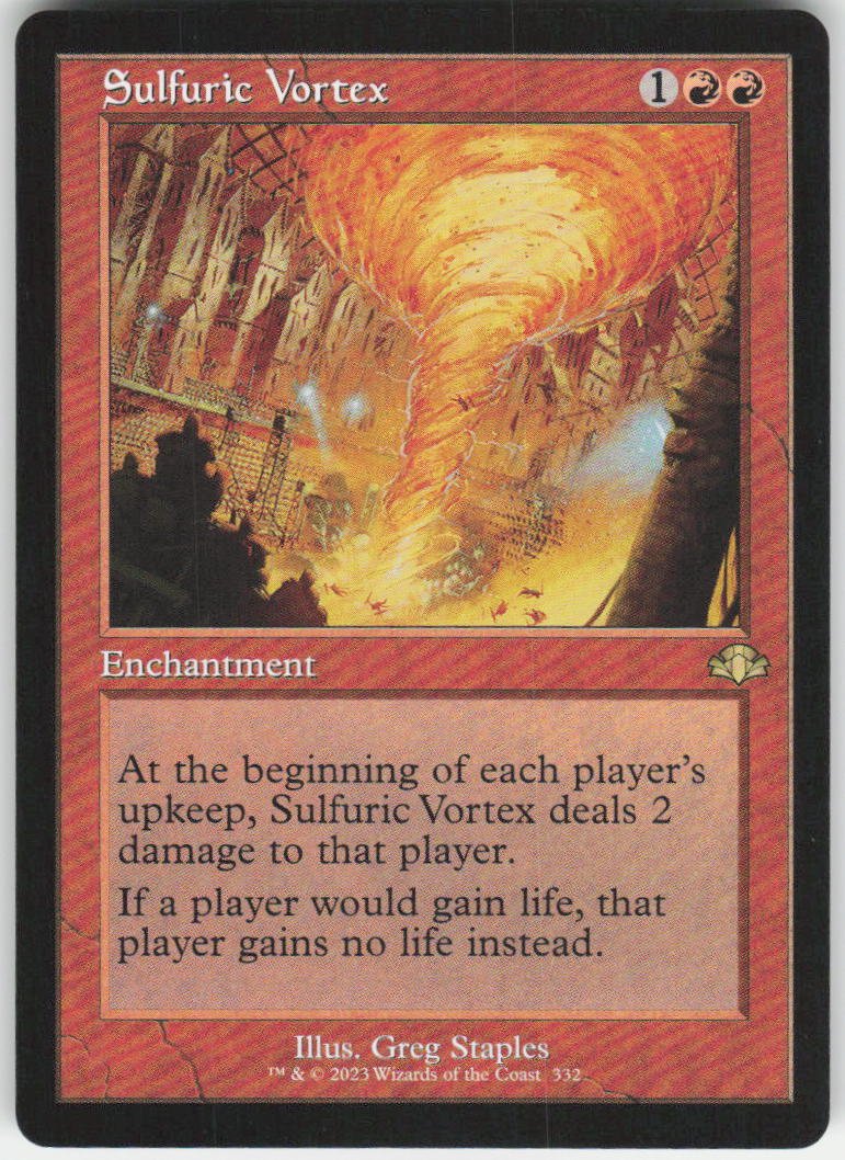 Sulfuric Vortex (Retro Frame) R Dominaria Remastered 332 NM