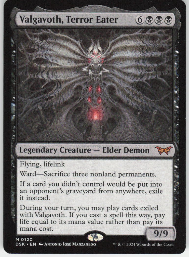 Valgavoth, Terror Eater M Duskmourn: House of Horror 120 NM