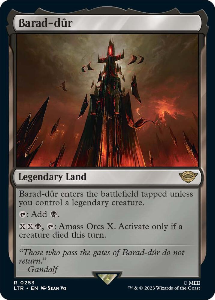 Barad-dur 253 Foil Universes Beyond: The Lord of the Rings: Tales of Middle-earth NM/M
