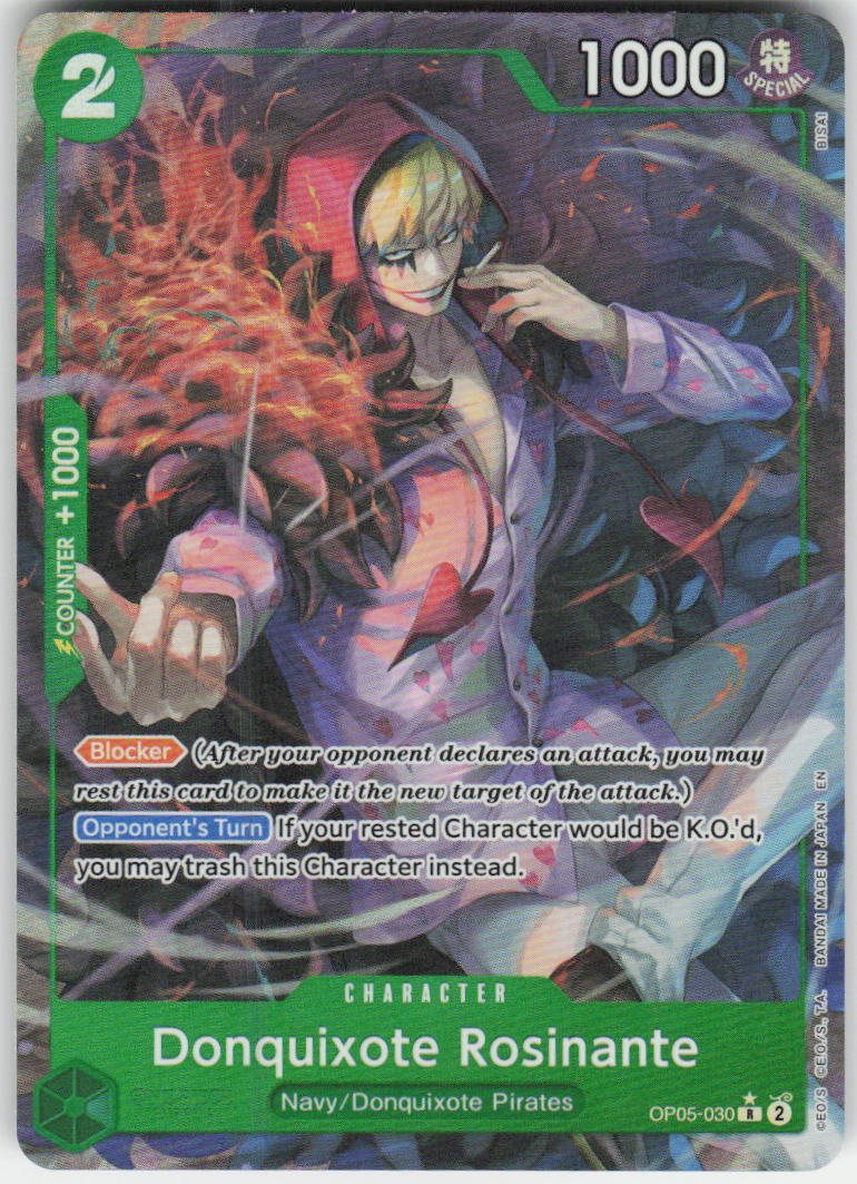 Donquixote Rosinante (Alternate Art) R Premium Booster -The Best- Vol. 2 OP05-030 NM