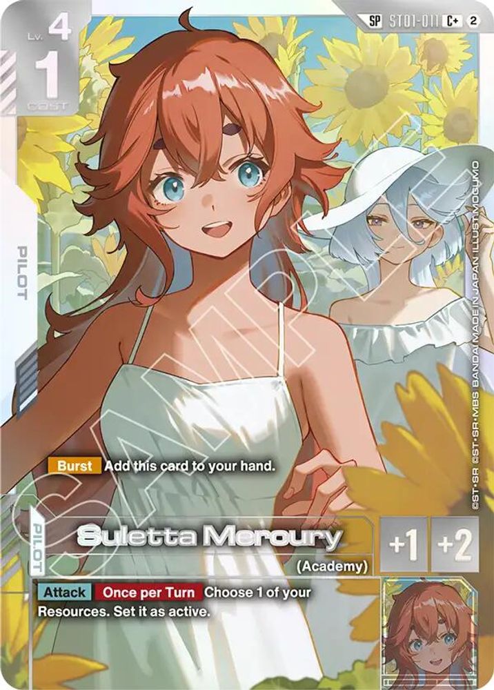 Suletta Mercury (C+) (SP) ST01-011 C+ Freedom Ascension NM/M