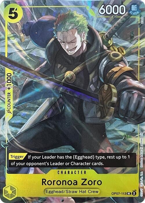 Roronoa Zoro (Illustration Box Vol.3) OP07-113 One Piece Promotion Cards NM/M