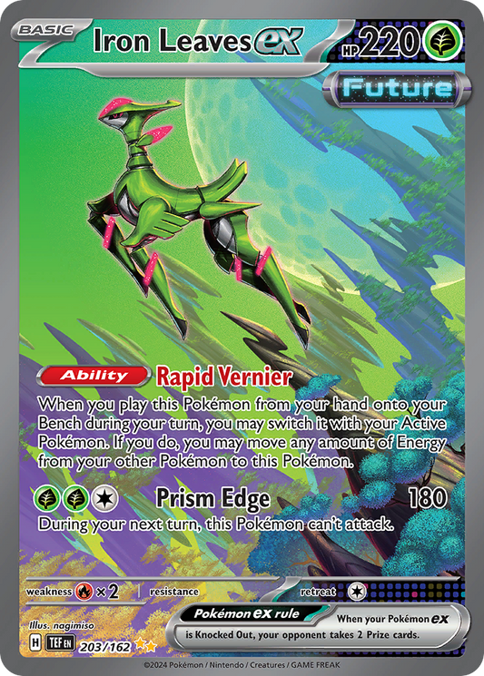 Iron Leaves ex 203/162 Special Illustration Rare Temporal Forces NM/M