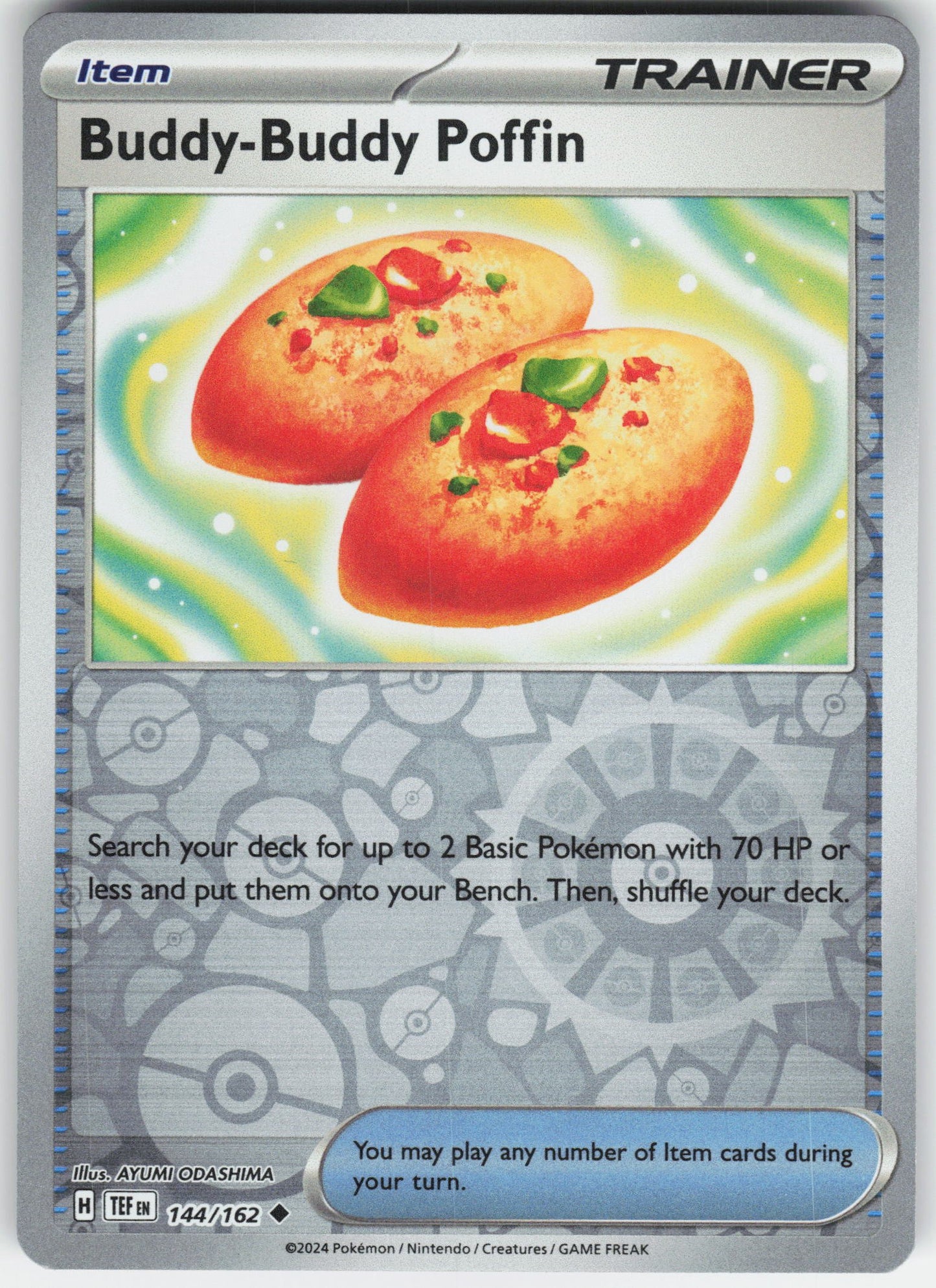 Buddy-Buddy Poffin Uncommon SV05: Temporal Forces 144/162 NM Rev Holo