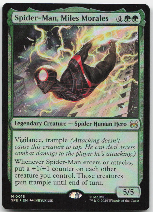 Spider-Man, Miles Morales M Marvel's Spider-Man: Eternal-Legal 18 NM