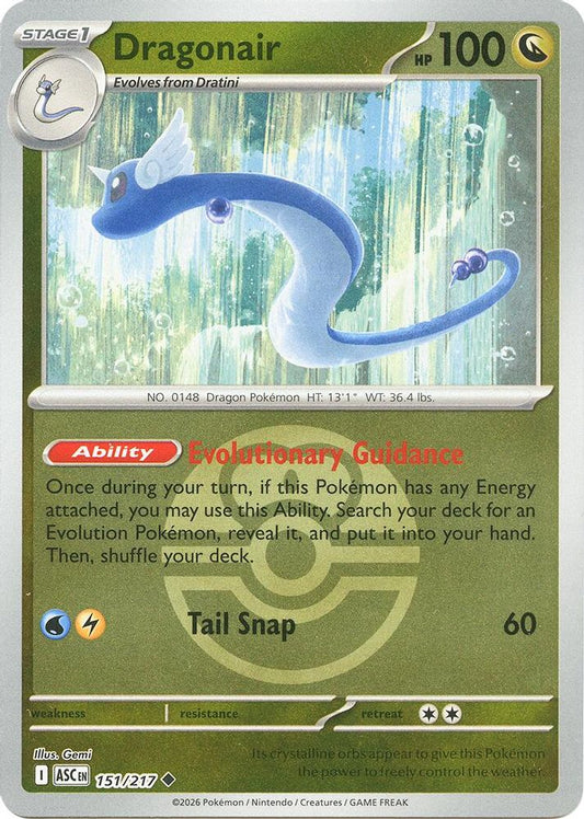Dragonair (Love Ball) 151/217 Uncommon Reverse Holo Ascended Heroes NM/M